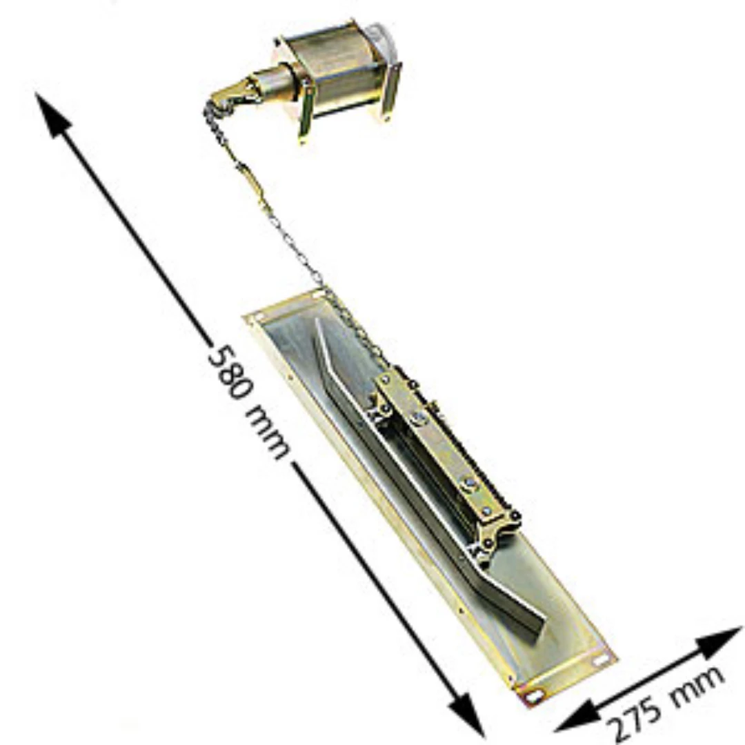 Retiring ramp, ELB-75, 230VAC, Set incl mounting kit, dampened